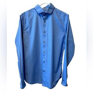 Express , dress shirt , blue , medium ,
